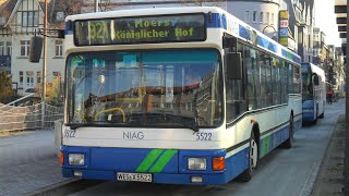 Sound Bus MAN NL 222  5522  Niederrheinische Verkehrsbetriebe AG Moers Kreis Wesel [upl. by Erskine]