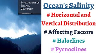 P6C13 Horizontal and Vertical distribution of Salinity Halocline Pycnocline Salinity factors [upl. by Aihsiyt897]