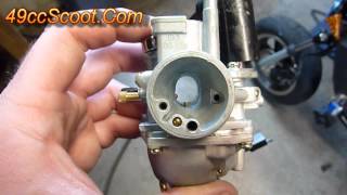 TwoStroke Scooter  ATV Carburetor Settings And Adjustments 1of4  Basics Overview [upl. by Haziza343]