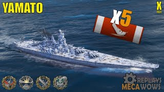 Battleship Yamato 5 Kills amp 228k Damage  World of Warships Gameplay [upl. by Eldoree262]