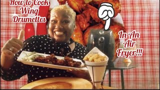 How to cook Drumettes in a air fryer [upl. by Nosnev]