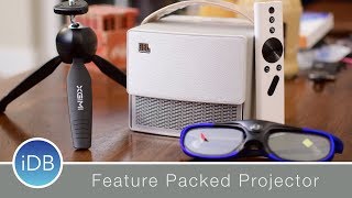 Aurora CC Portable HD Projector Supports AirPlay Mirroring Builtin Apps amp Much More [upl. by Esilram]