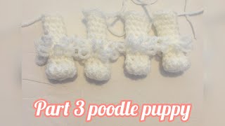 Poodle Crochet Tutorial Part 3 English subtitles Audio en español [upl. by Soalokin602]