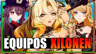 ¿LOS MEJORES EQUIPOS PARA XILONEN  Genshin Impact [upl. by Ilenna193]