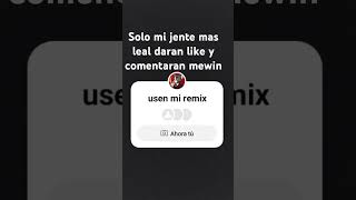 music usen mi remix remix phonk [upl. by Linad611]