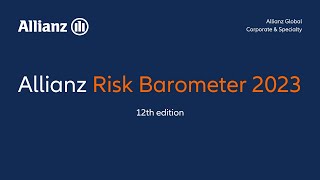 Allianz Risk Barometer 2023  These are the top business risks [upl. by Sabec]