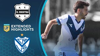 Deportivo Riestra vs Vélez Sarsfield Extended Highlights  Argentina LPF  CBS Sports Golazo [upl. by Manus]