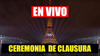 EN VIVO NARRACION CIERRE DE JUEGOS OLIMPICOS 🇪🇨  JJOO PARIS 2024 [upl. by Dlareg641]