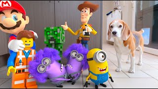 TOP 100 Animation in REAL LIFE 🥳  MARIO  MINION  MINECRAFT [upl. by Shabbir43]