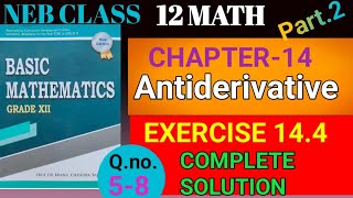 Class 12 MathExercise 144Qno58Full solutionintegration of rational fractionPart 2maths [upl. by Kowtko474]