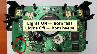 Opel Astra H  horn doesnt work  how to repair the CIM module [upl. by Lynna888]