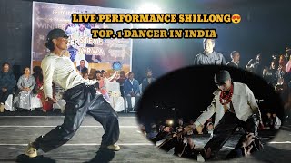 Winner LIVE DANCER PERFORMER😍Rock the stage STEVE JYRWAampRaktim dance😍SHILLONG Top Level dancer😍 [upl. by Trista]