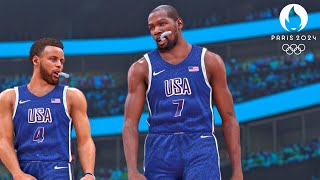 NBA 2K24 Olympics Mode  USA vs Serbia  Ultra Realistic Gameplay [upl. by Urbas209]