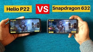 Qualcomm Snapdragon 632 VS Mediatek Helio P22  Which is better for you camparision in hindi [upl. by Brathwaite]