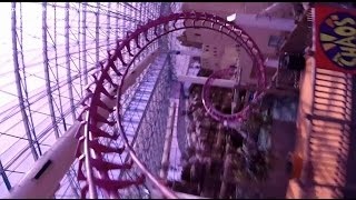 Canyon Blaster HD POV  Adventuredome at Circus Circus [upl. by Essilrahc287]