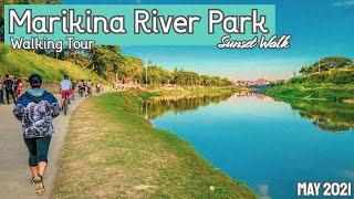 Marikina City River Park  Relaxing City Virtual Tour  Philippines New Normal [upl. by Airamat]