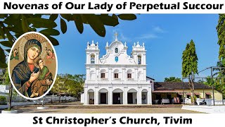 Feast of Our lady of Perpetual Succour  9am 30th Oct 2024  St Christophers Church Tivim [upl. by Ronyam728]