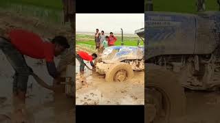 over confidence song sonalika 🐅 4x4 stuck shortvideo ytshorts village shorts subscribe [upl. by Deonne916]