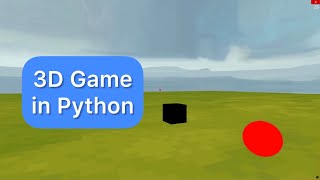 Make 3D Game With Python Ursina Engine 1  FirstPerson ground and sky [upl. by Ydnar239]