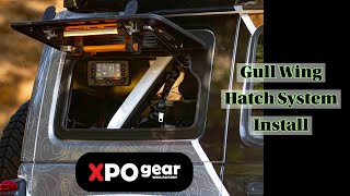 XPOgear GullWing Jeep Wrangler install [upl. by Biggs]