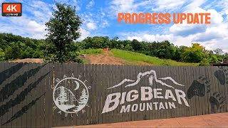 New Dollywood Ride Big Bear Mountain Construction Update  Coaster Habitat [upl. by Ymmat]