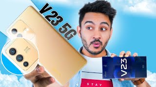 Vivo V23 5G  First impression amp Review  India’s cheapest amp First Color Changing Phone [upl. by Eitsirc974]