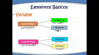 1 Conceptos básicos Estadística [upl. by Vocaay]