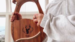 Hot Cross Buns on Lyre Harp [upl. by Luebke]