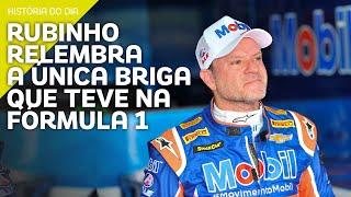 Barrichello relembra única vez que partiu para briga na F1 quotChama um maior que você não vai darquot [upl. by Etteoj]