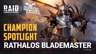 RAID Shadow Legends  Champion Spotlight  Rathalos Blademaster [upl. by Jehanna]