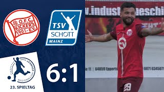 Mainz geht im Main baden  Kickers Offenbach  TSV Schott Mainz  23 Spieltag RLSW [upl. by Elocn]