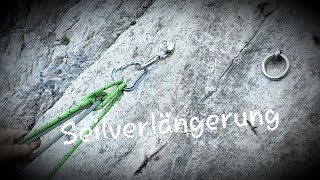 Bergrettung  Seilverlängerung 120m ablassen [upl. by Orpha792]