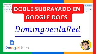 DOBLE SUBRAYADO EN GOOGLE DOCS Fácil y Rápido [upl. by Berglund]