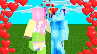 Fluttershy Fall In Love With Rainbow Dash In Minecraft [upl. by Terrye]