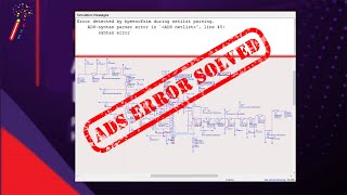 ADS syntax parser error in ADS netlist line quotxxquot  ADS error solved [upl. by Nwhas928]