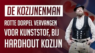 De Kozijnenman  Rotte dorpel kozijn achterdeur of voordeur vervangen met kunststof onderdorpel [upl. by Ahsienot]