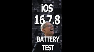 iPhone 8  iOS 1678 Battery Test  Performance Test [upl. by Laryssa929]