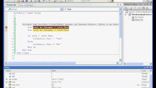 Visual Basic  Visual Studio Video Tutorial  Basic Debugging [upl. by Millda]