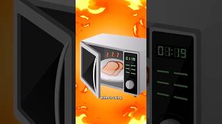 😱How Does a Microwave Heat Food Without Flames shorts [upl. by Neitsirhc]