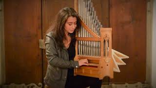 Catalina Vicens  Medieval Portative Organ  Rondeau  C Cooman 2014 [upl. by Micheline374]