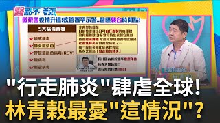 行走的肺炎 恐怖黴漿菌全球肆虐 台灣冬天剉咧等 入冬倒數 黴漿菌蠢動 林青穀台灣免疫負債恐成破口｜黃倩萍 主持｜【醫點不誇張】20231206｜三立iNEWS [upl. by Elahcim]