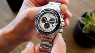 Glycine Combat Chronograph Panda GL1044 Unboxing [upl. by Ogirdor763]