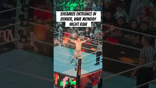 Sheamus makes an entrance at WWE Monday Night Raw in Denver WWE wrestling RawDenver smackdown [upl. by Alled]