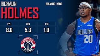 WASHINGTON WIZARDS Richaun Holmes ᴴᴰ [upl. by Atiniuq]