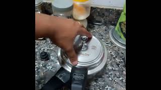 How to Open and Close inner lid and outerlid model Pressure CookerClose and open a cooker [upl. by Fallon]