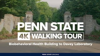 Penn State 4K Campus Walking Tour  Biobehavioral Health Building to Davey Laboratory [upl. by Papke]