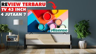 REVIEW ANDROID TV 43 INCH TERBARU  HISENSE 43A6500G [upl. by Aivatnuhs79]