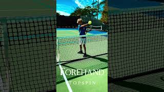 Tennis forehand topspin [upl. by Yeorgi]