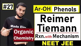 Reimer Tiemann Chemical Rxn in Phenol  Salicylaldehide Formation with mechanism  JEE NEET AIIMS [upl. by Marian]