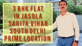 3 BHK FLAT IN JASOLA SARITA VIHAR NEAR  Near Apollo And Jasola Shaheen Bagh Metro Station [upl. by Kennard]